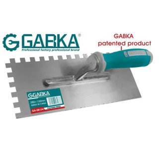 Cazzuola per piastrelle dentellata