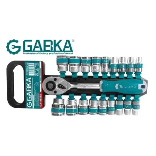 Set chiave a bussola 19pezzi