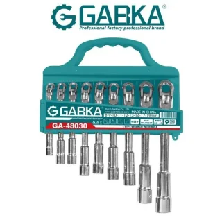 Set chiave a pipa 9 pezzi
