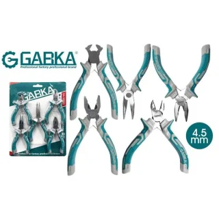 Set mini pinze 5pezzi 4.5"